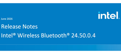 Intel Wireless Bluetooth Adapter Driver 24.50.0.4