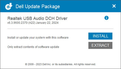 Realtek ALC3263 USB Audio Codec Driver 6.3.9600.2370
