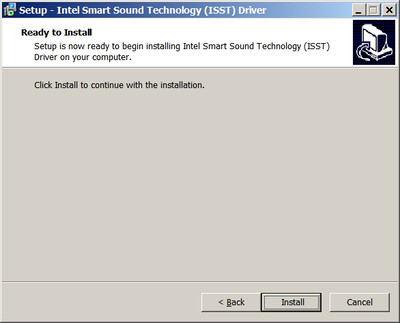 Intel Smart Sound Technology (ISST) Driver 10.29.0.10783
