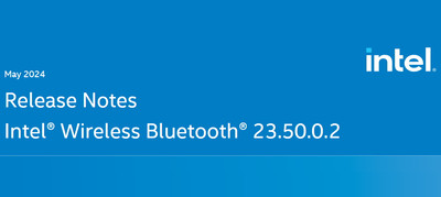Intel Wireless Bluetooth Adapter Driver 23.50.0.2