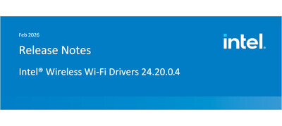Intel WiFi Wireless Lan Card Driver 24.20.0.4