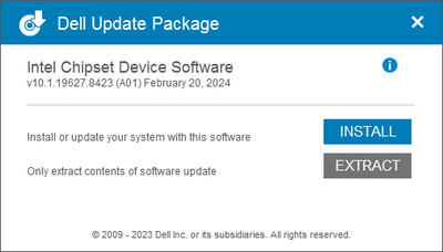 Intel Chipset Device Software 10.1.19627.8423