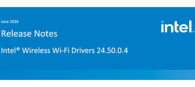 Intel WiFi Wireless Lan Card Driver 24.50.0.4