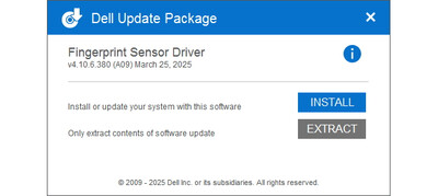Synaptics UWP WBDI FingerPrint Driver 6.1.11.1164