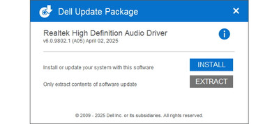 Realtek Universal Audio Driver UAD version 6.0.9802.1