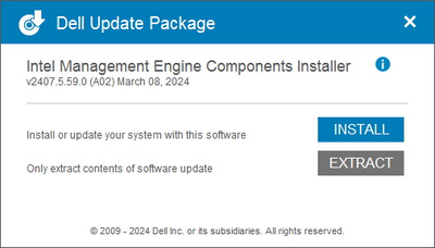 Intel Management Engine MEI Driver 2407.5.59.0