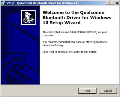 Qualcomm WCN685x Bluetooth 5.3 Adapter Driver 1.0.0.1737