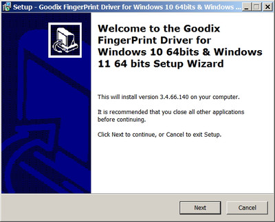 Goodix MOC Fingerprint Driver 3.4.66.140