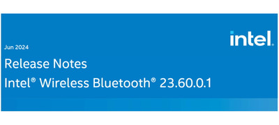 Intel Wireless Bluetooth Adapter Driver 23.60.0.1