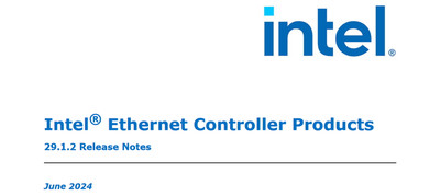 Intel Ethernet Connections Driver 29.1.2